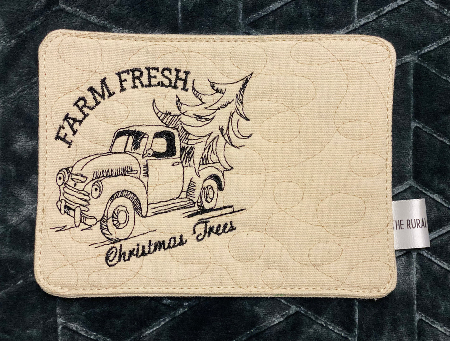 Farm Fresh Mug Rug