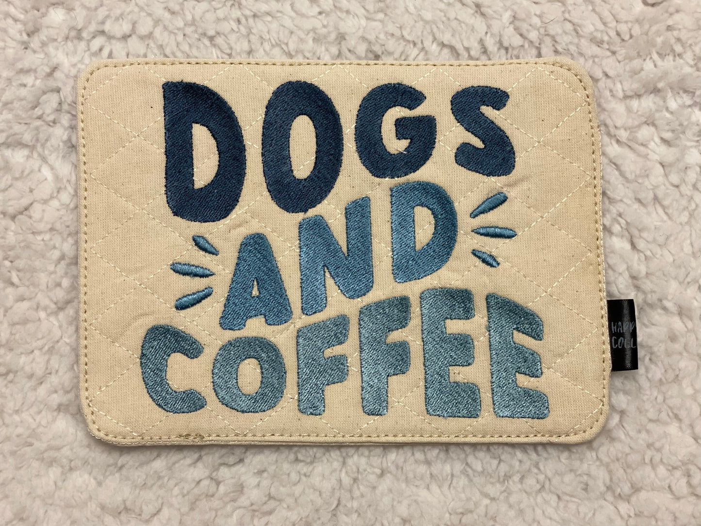 Dogs & Coffee Mug Rug