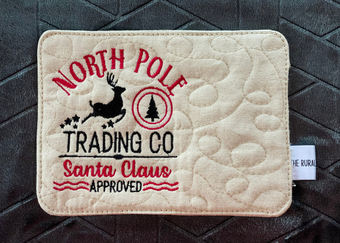 North Pole Mug Rug