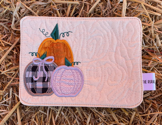 Pumpkin Mug Rug