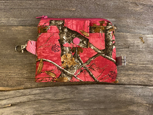 Pink Camo Purse Pouch